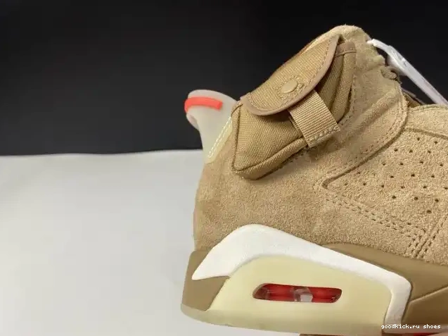 Cheap Travis Scott Khaki Retro Air British 6 Jordan DH0690-200 0508